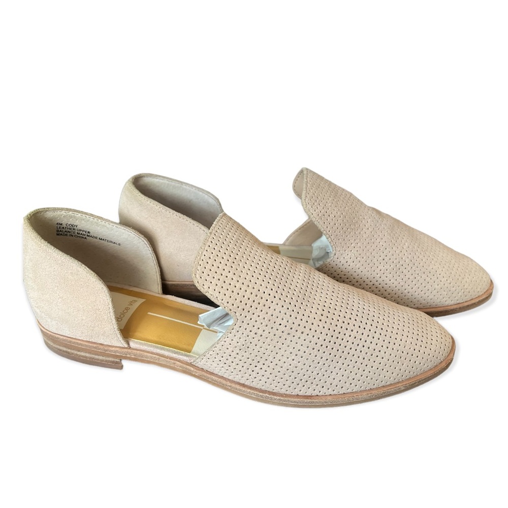Dolce Vita d’Orsay leather flats